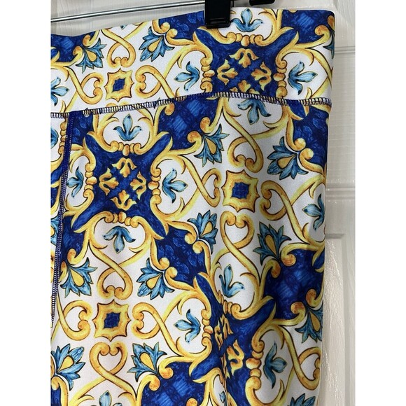 Terez Bike Shorts In Ceramic Tile Women XL - Picture 4 of 7